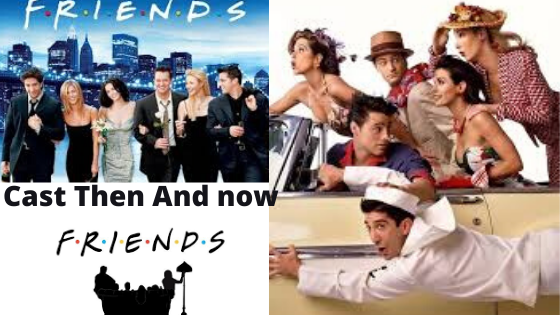 Friends Cast then and now