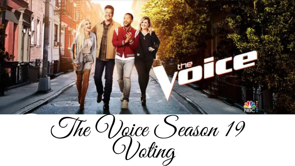 The Voice Voting 2020 (iTune Apple) S19 Online Vote App Twitter