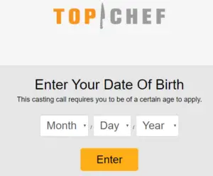 Top Chef Application