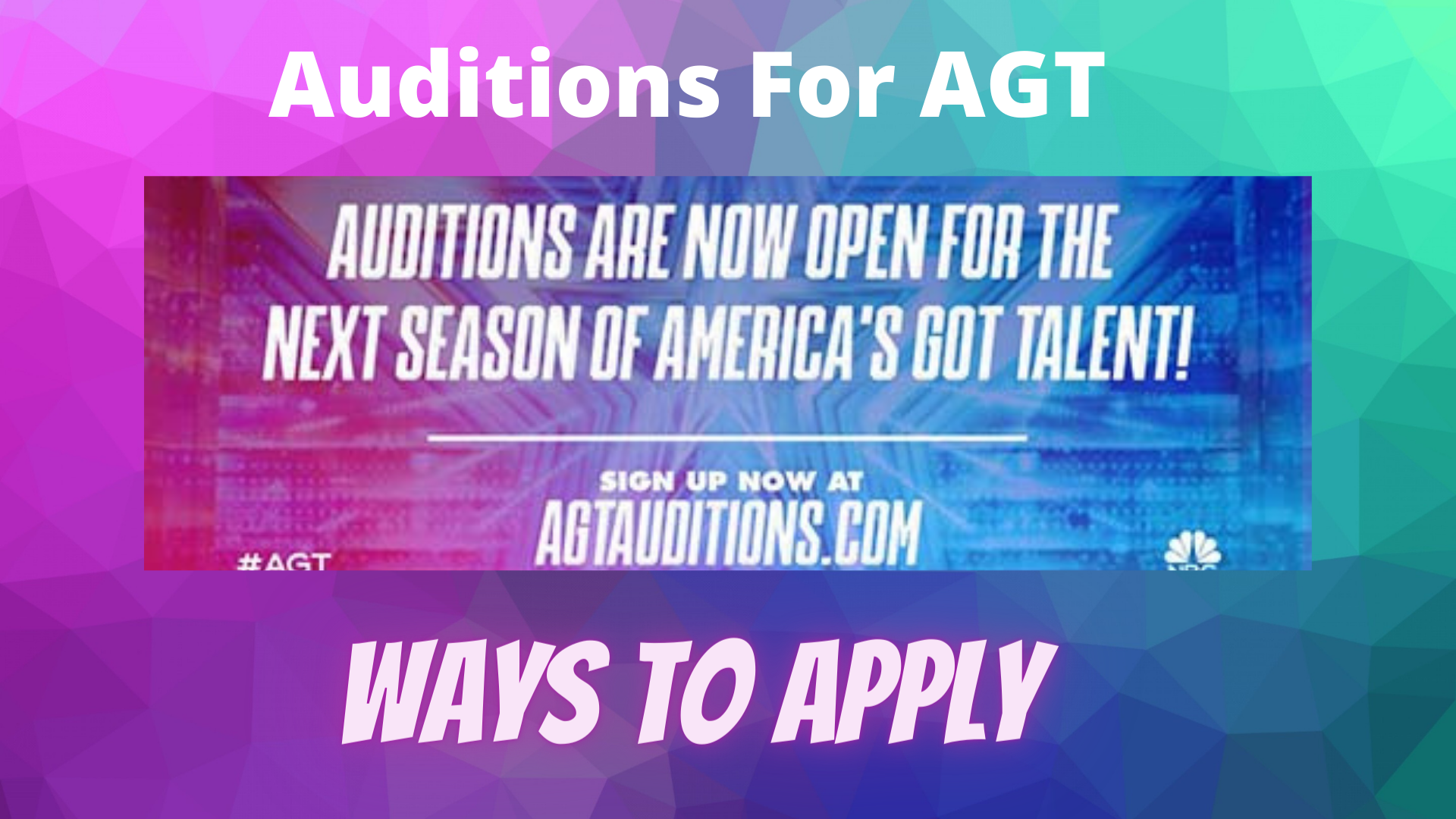 America’s Got Talent Auditions 2023 [AGT Open Call] Online