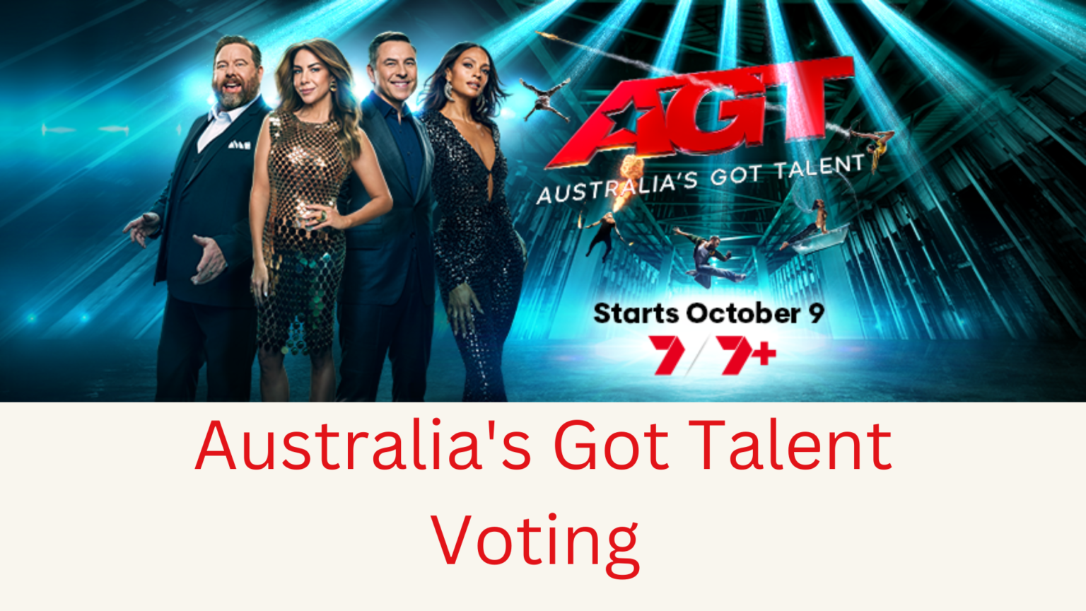 Australia's Got Talent Voting 2022 Vote] Seven Network